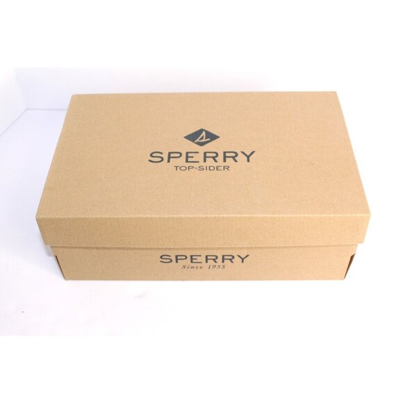 Sperry Striper ll, Salt Washed CVO Men's 9 Navy White Canvas Leather Casual NWB - Picture 8 of 10